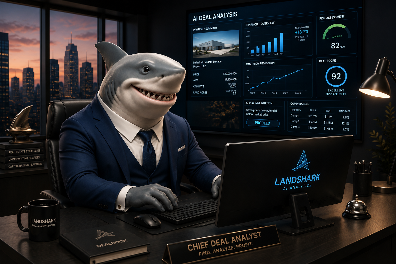 LandShark AI real estate underwriting analysis